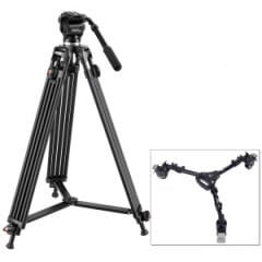 PDX 508B Profesyonel Tripod ve 901 Dolly Tekerlek