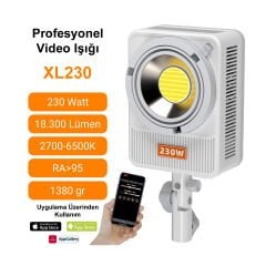 Gdx XL230W Bicolor Video Çekim Bowens Mount Led Sürekli Işık