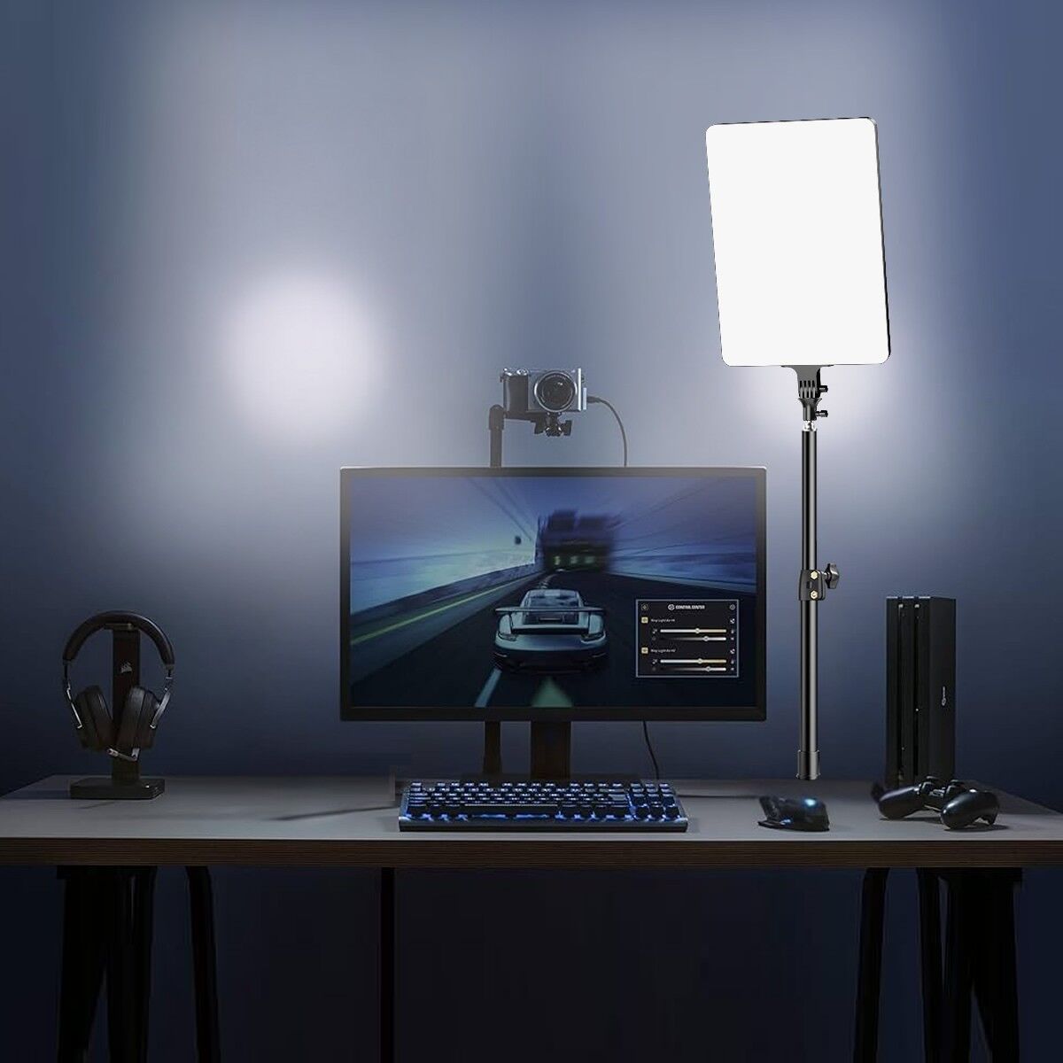 Gdx P300T BiColor Tekli Profesyonel Youtuber 80W Tekli Masaüstü Yayıncı Işık Seti