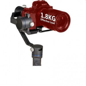 Benro RedDog R1 Professional Gimbal farklı açıdan görünüm