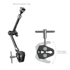 SmallRig 5311 Yengeç Şekilli Kelepçeli  Sihirli Kol (11'')