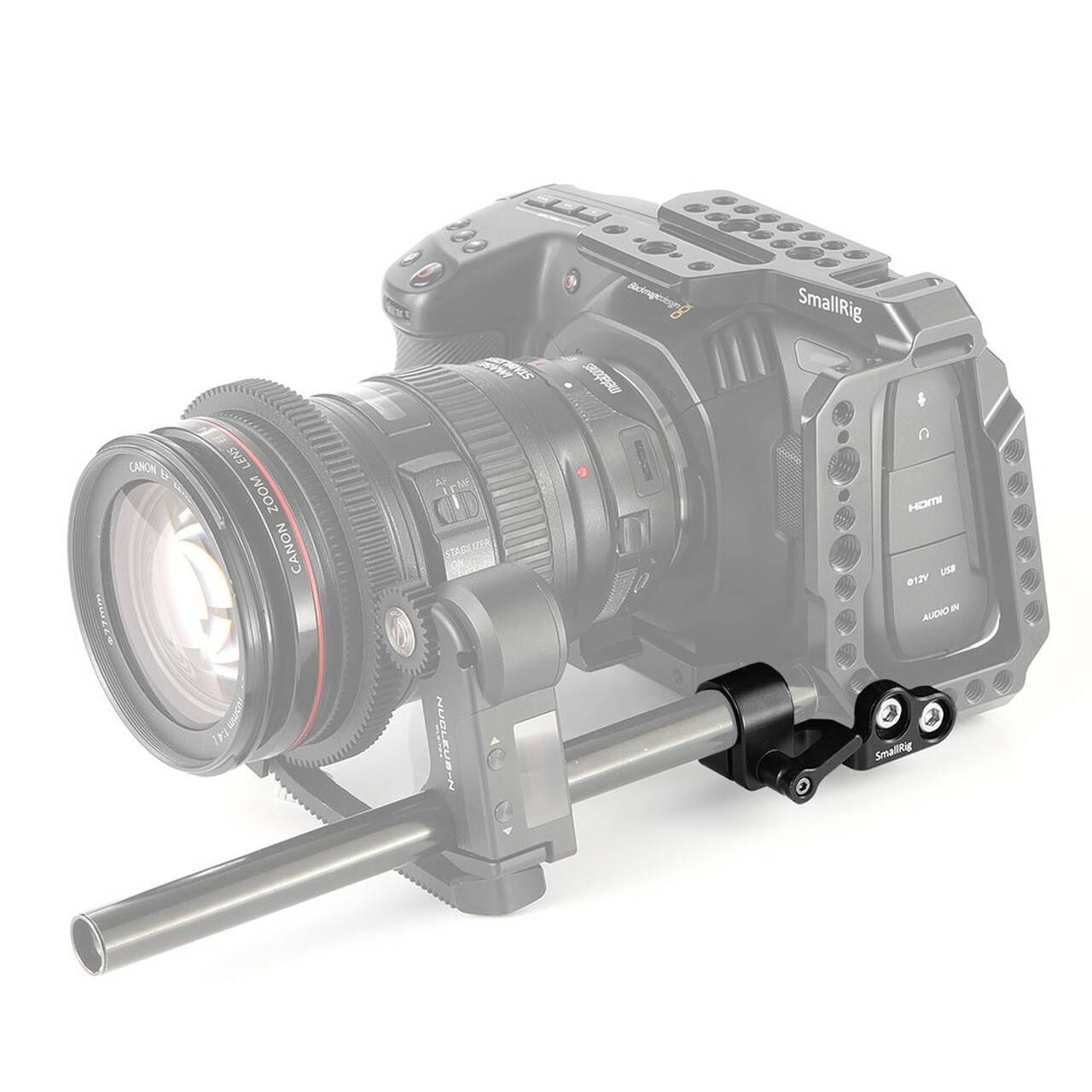 SmallRig 2279 BMPCC 4K & 6K Cage – farklı açıdan görünüm SmallRig 2279 BMPCC 4K & 6K Cage farklı açıdan görünüm