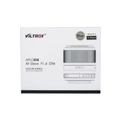 Viltrox AF 56mm f / 1.4 XF Lens (Fuji X) (Silver)