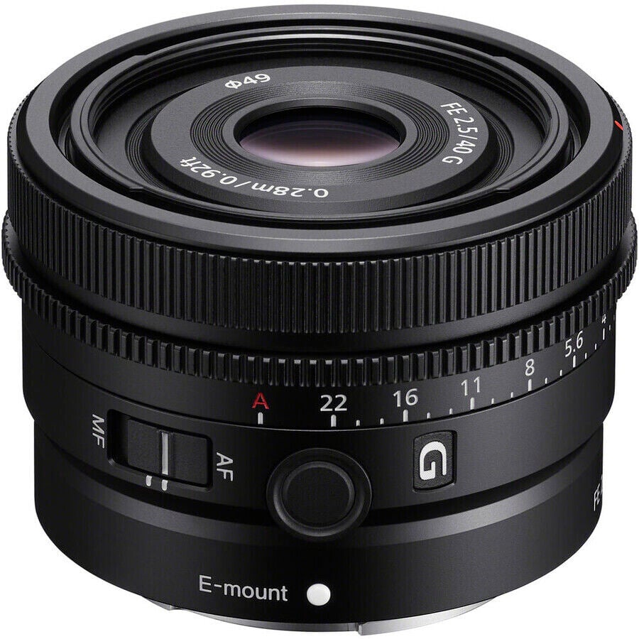 Sony FE 40mm f / 2.5 G – ürün görseli Sony FE 40mm f / 2.5 G ürün görseli